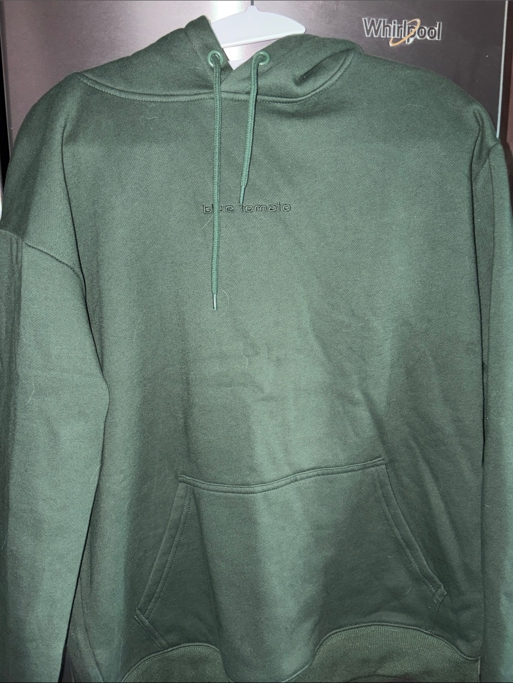Dark Green Hoodie Sweatshirt - Unbranded